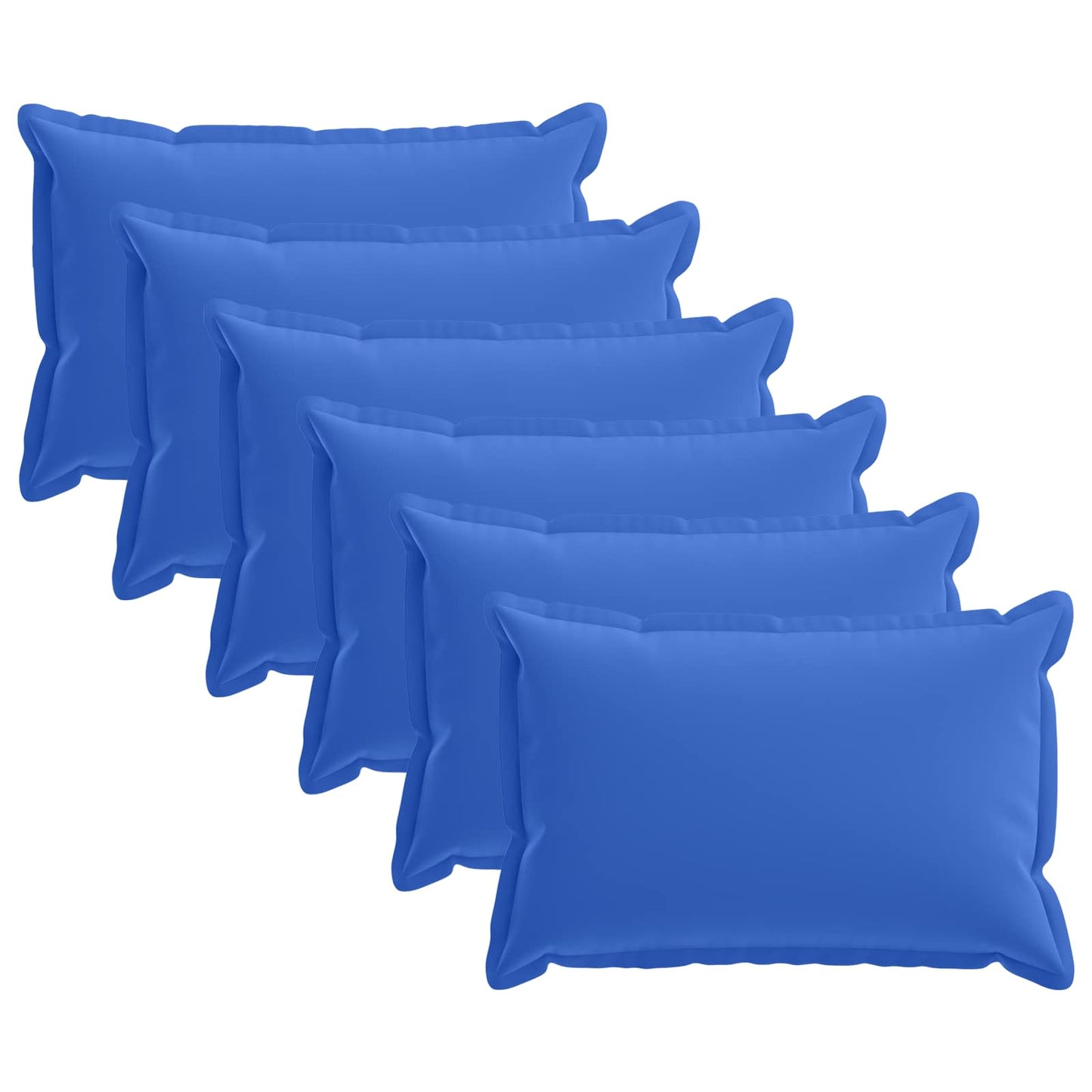 Pudebetræk 6 stk. HOUTEN Kongelig blå 50 x 75 cm Polyester