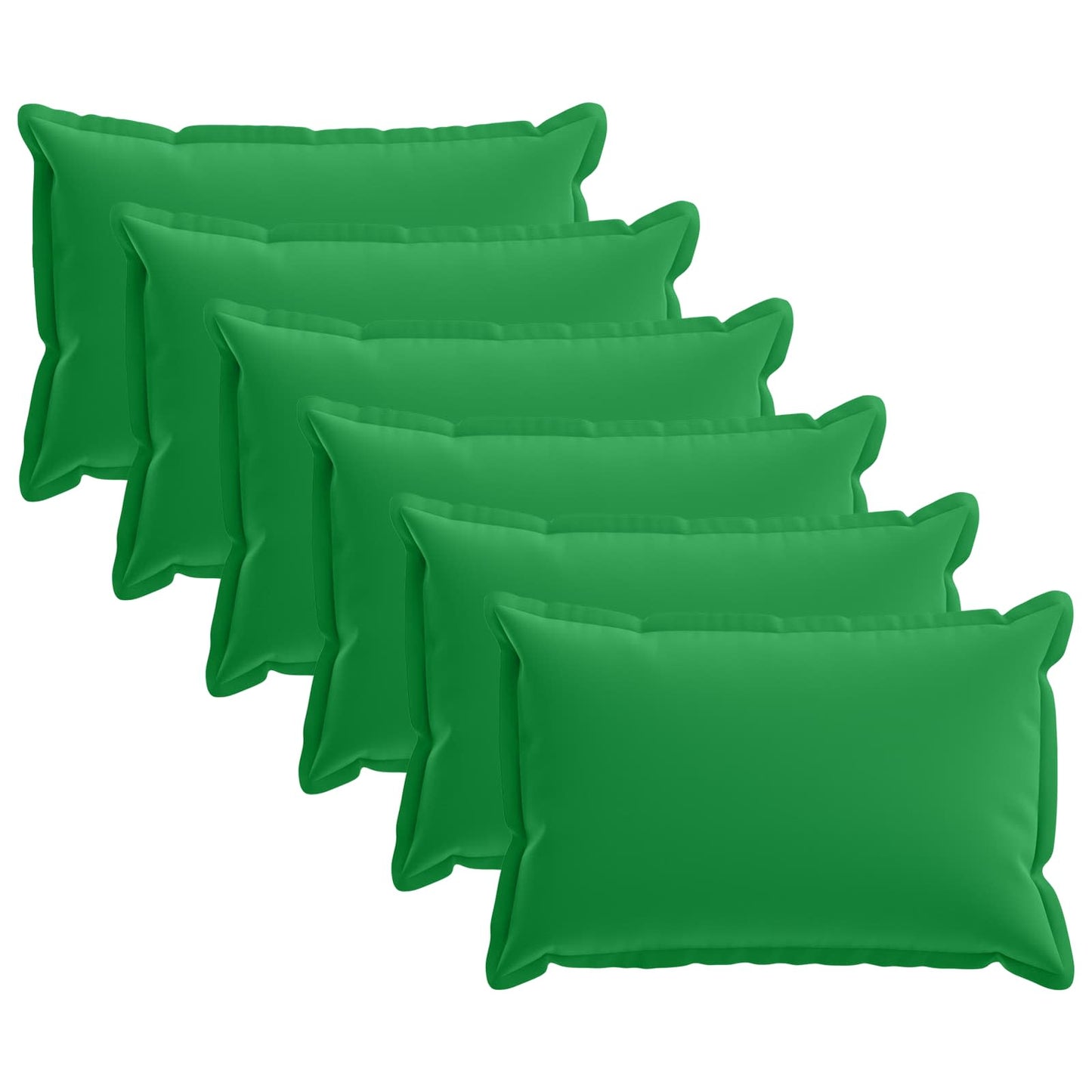 Pudebetræk 6 stk. HOUTEN Grøn 50 x 75 cm Polyester