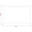 Pudebetræk 6 stk. HOUTEN Bladdesign 50 x 75 cm Polyester