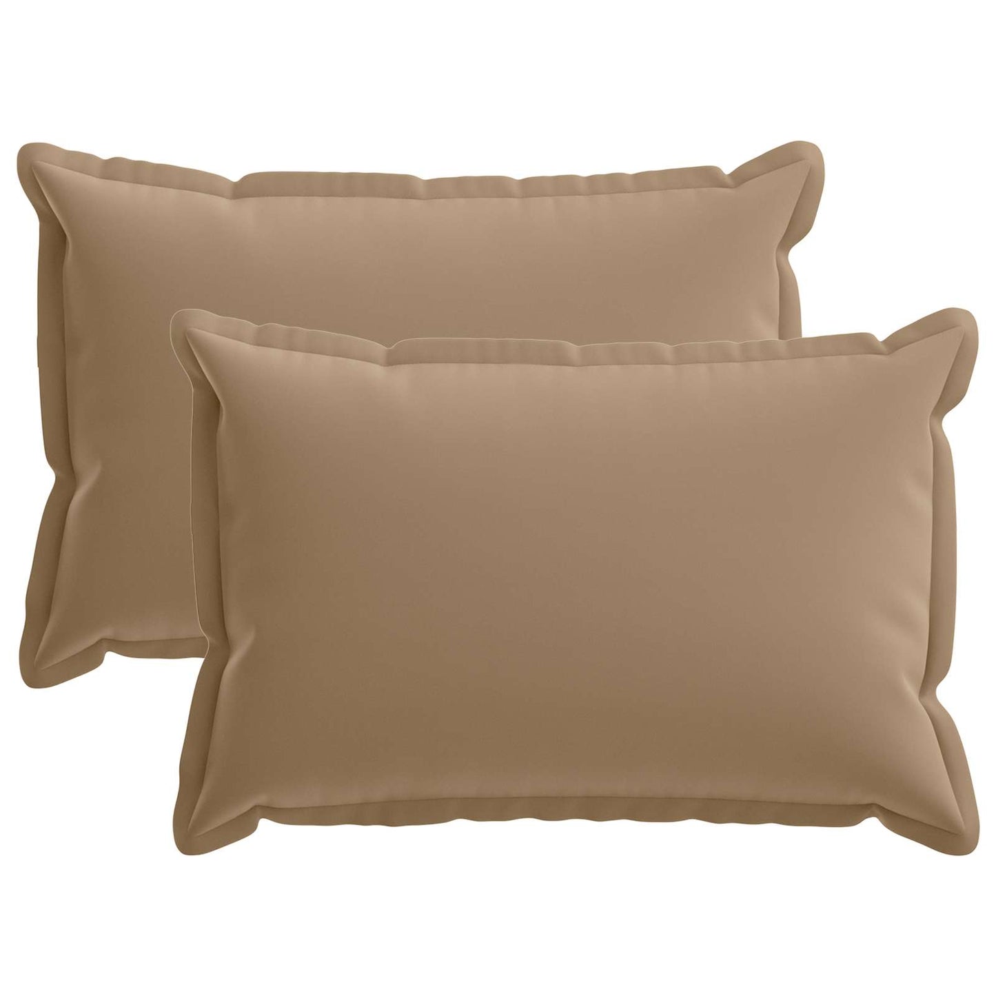 Pudebetræk 2 stk. HOUTEN Gråbrun 50 x 75 cm Polyester