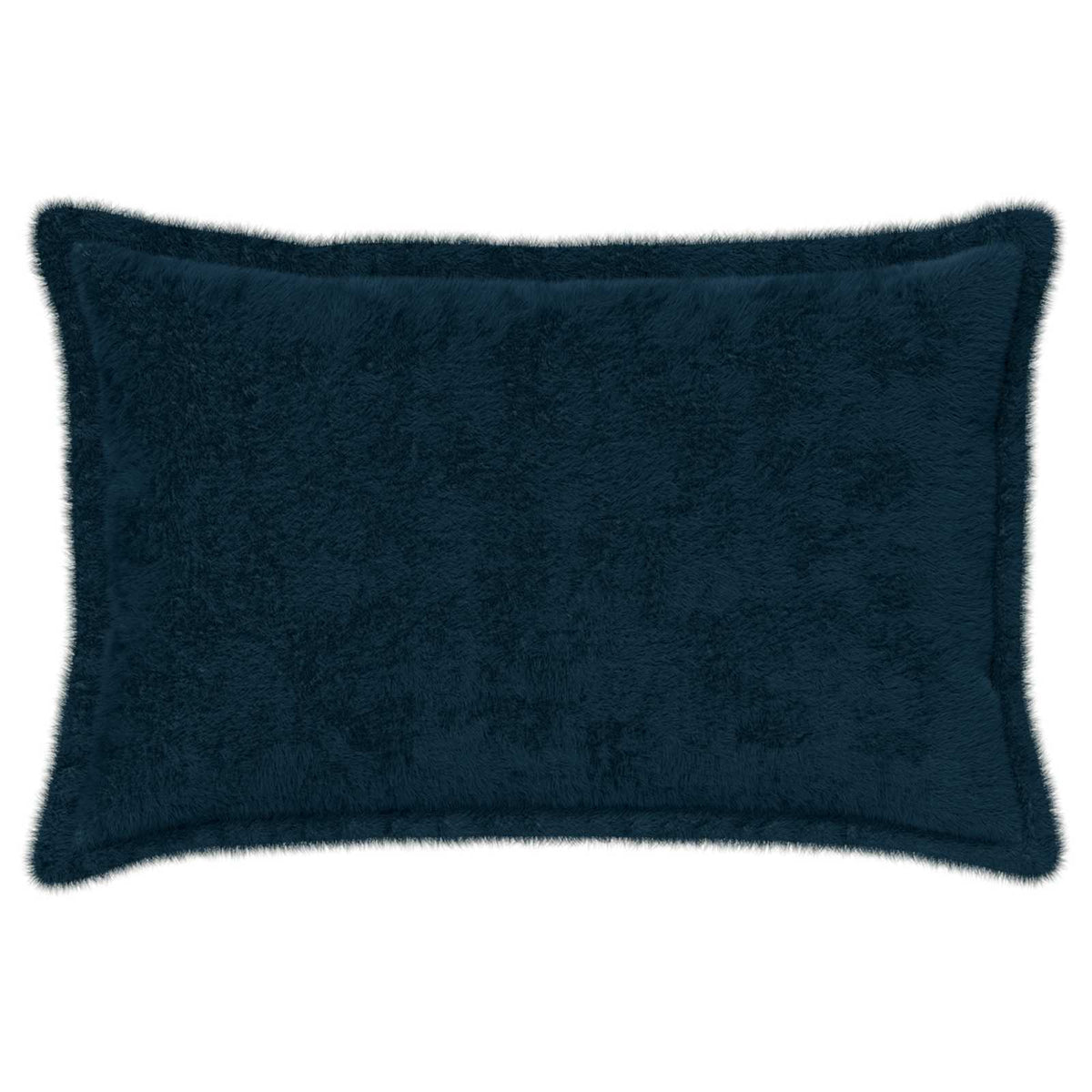 Pudebetræk 6 stk. HOUTEN Mørkeblå 50 x 75 cm Faux Kanin Pels