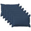 Pudebetræk 6 pcs HOUTEN Blå 50 x 80 cm Faux Linned
