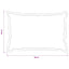 Pudebetræk 2 pcs HOUTEN Lys grøn 50 x 80 cm Faux Linned