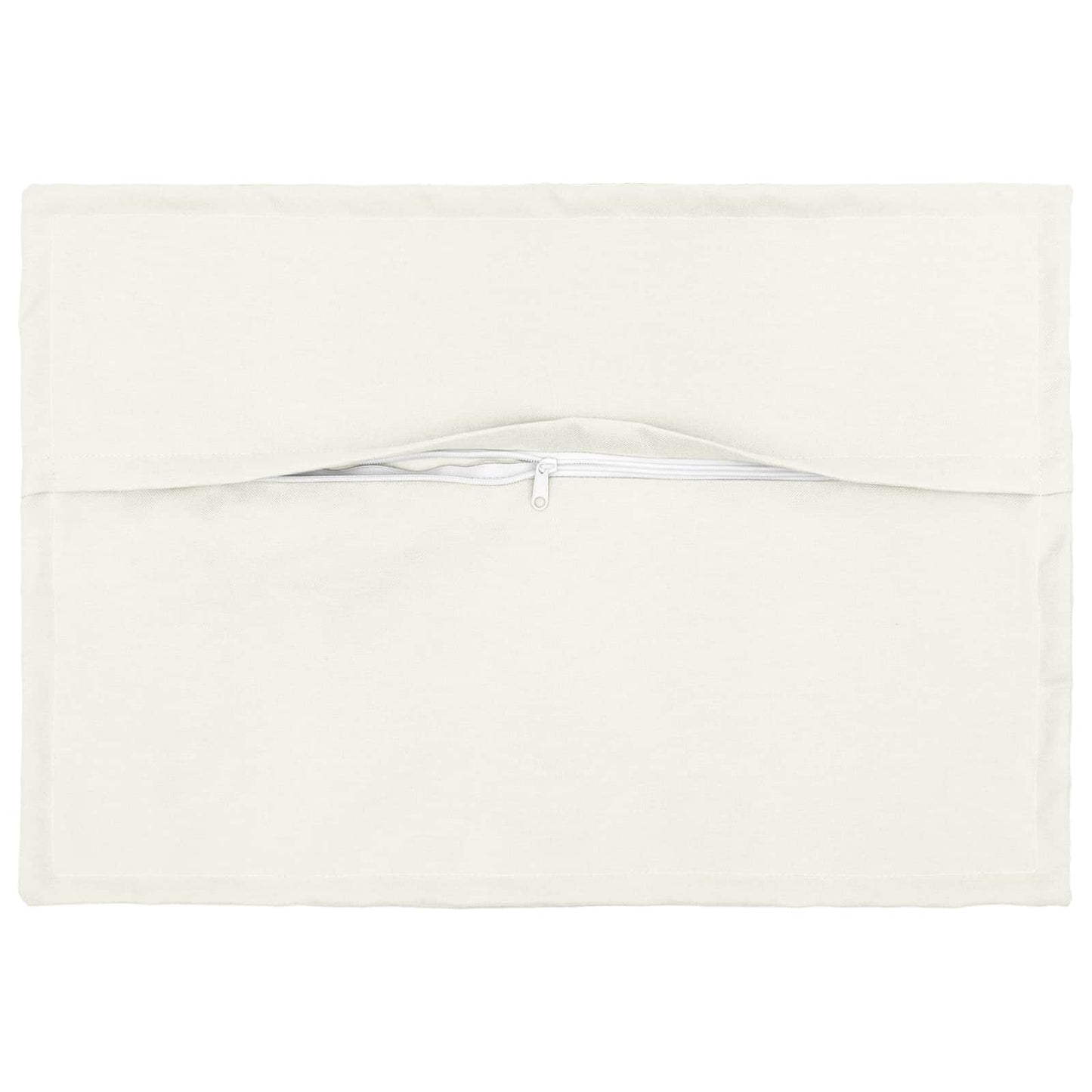 Pudebetræk 2 pcs HOUTEN Hvid 50 x 80 cm Faux Linned