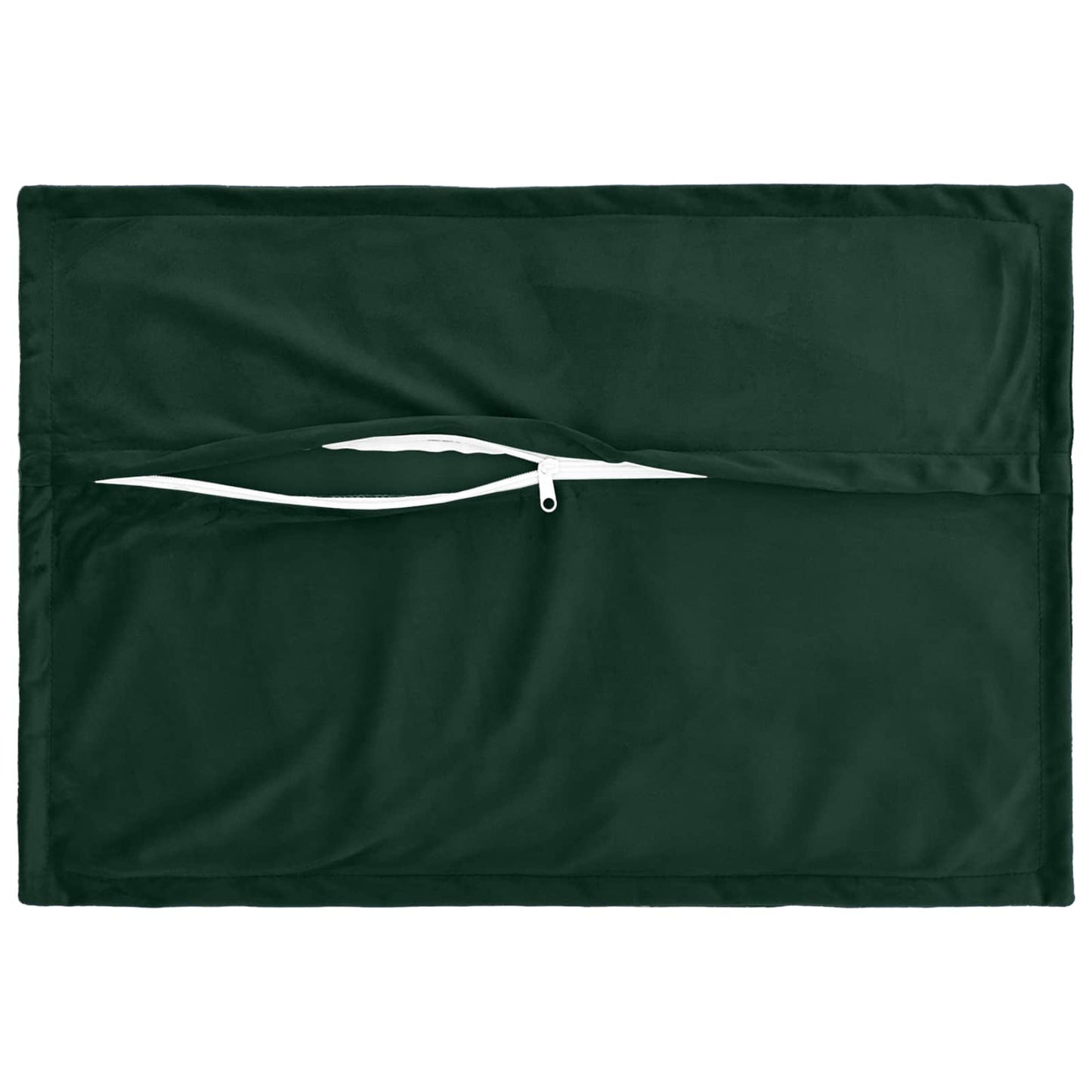 Pudebetræk 6 pcs HOUTEN Mørkegrøn 50 x 80 cm Fløjl