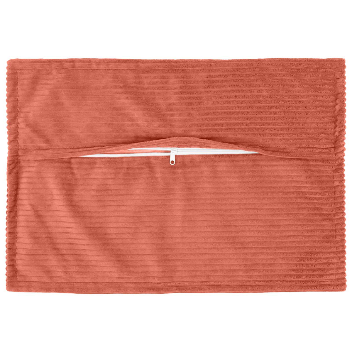 Pudebetræk 6 stk. HOUTEN Rød orange 50 x 80 cm cordfløjl