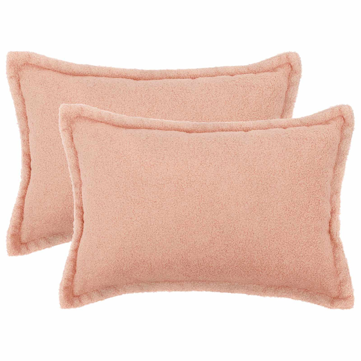 Pudebetræk 2 pcs HOUTEN Lyserød 50 x 80 cm Bouclé