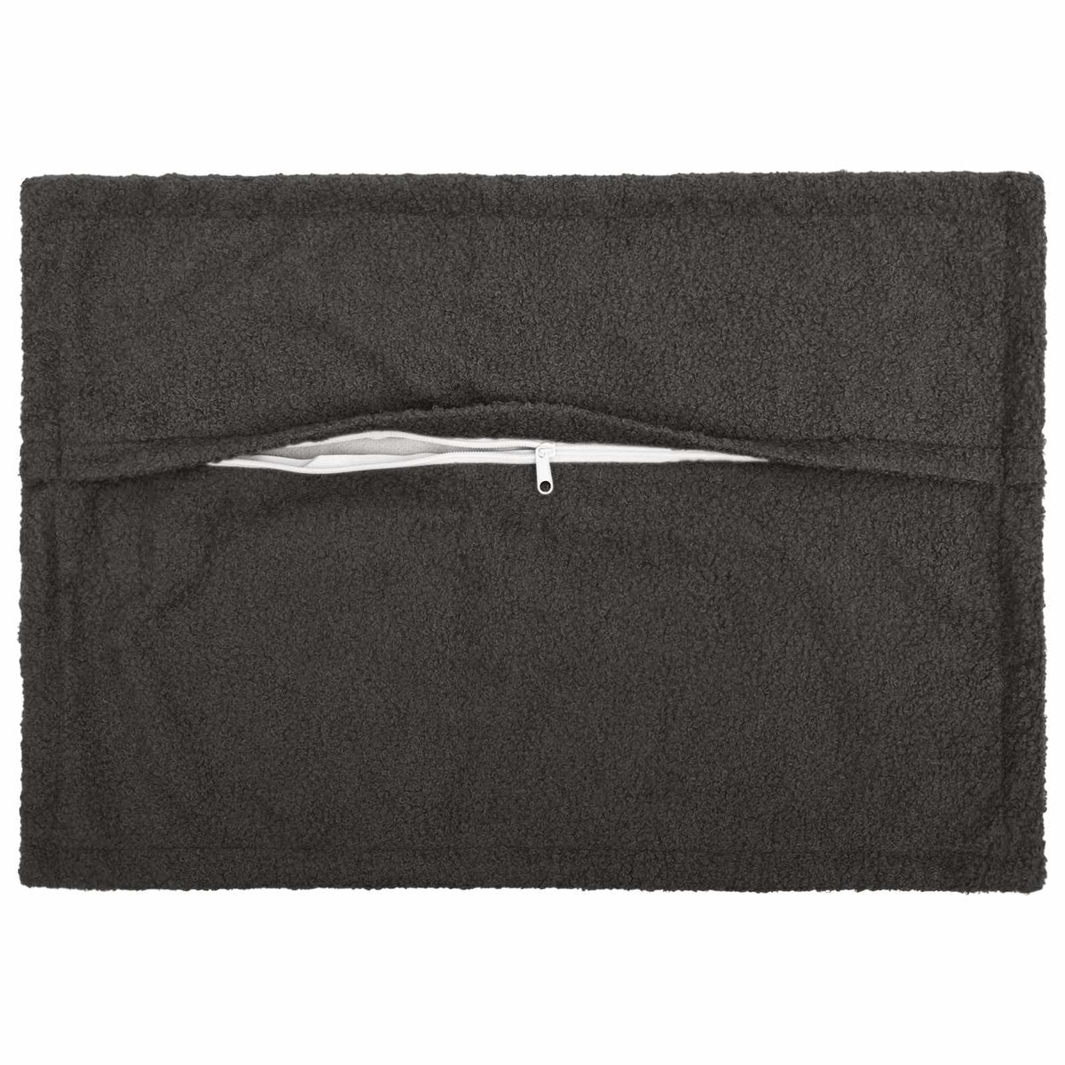 Pudebetræk 6 pcs HOUTEN Mørkegrå 50 x 80 cm Bouclé