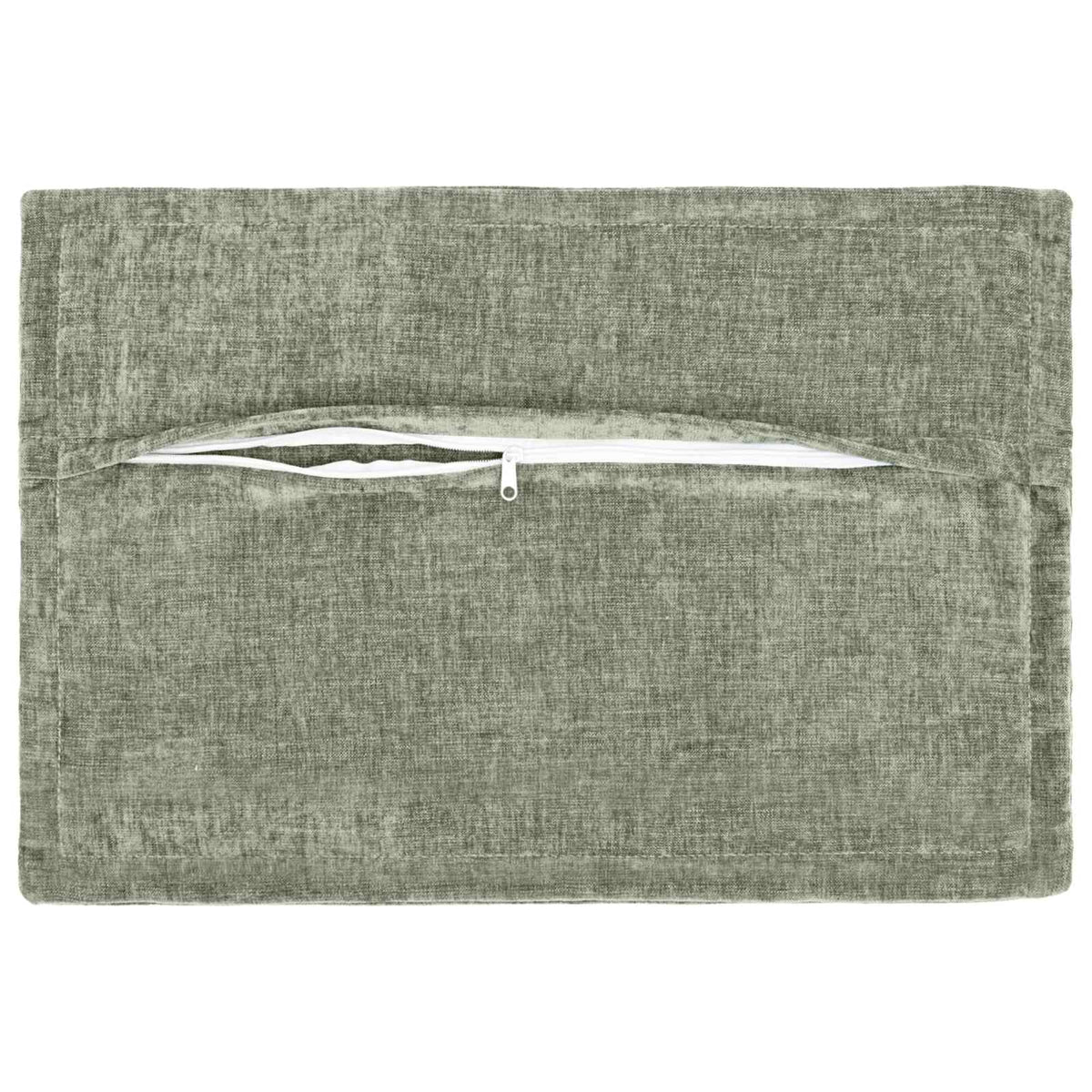 Pudebetræk 6 stk. HOUTEN Grøn 50 x 80 cm Chenille Stof