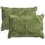 Pudebetræk 2 stk. HOUTEN Bladdesign 50 x 80 cm Polyester