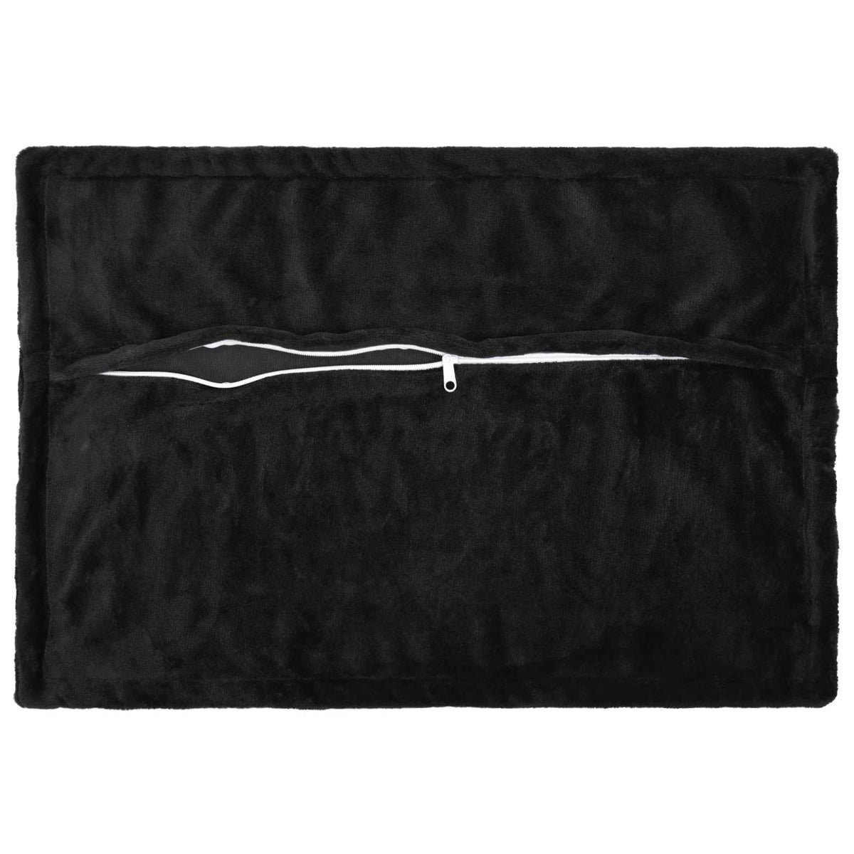 Pudebetræk 2 pcs HOUTEN Sort 50 x 80 cm Flannel