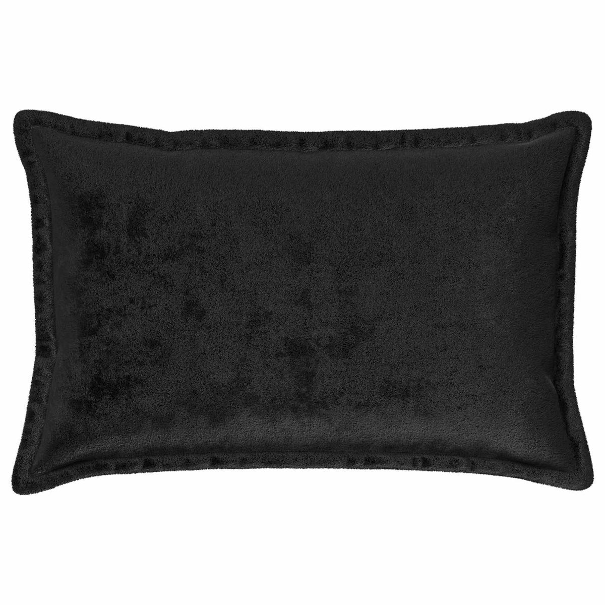Pudebetræk 6 pcs HOUTEN Sort 50 x 80 cm Flannel