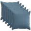 Pudebetræk 6 pcs HOUTEN Jeans blå 55 x 55 cm Faux Linned