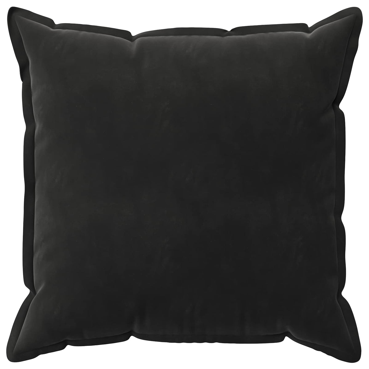 Pudebetræk 2 pcs HOUTEN Sort 55 x 55 cm Fløjl