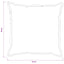 Pudebetræk 6 pcs HOUTEN Cremefarvet 55 x 55 cm Bouclé