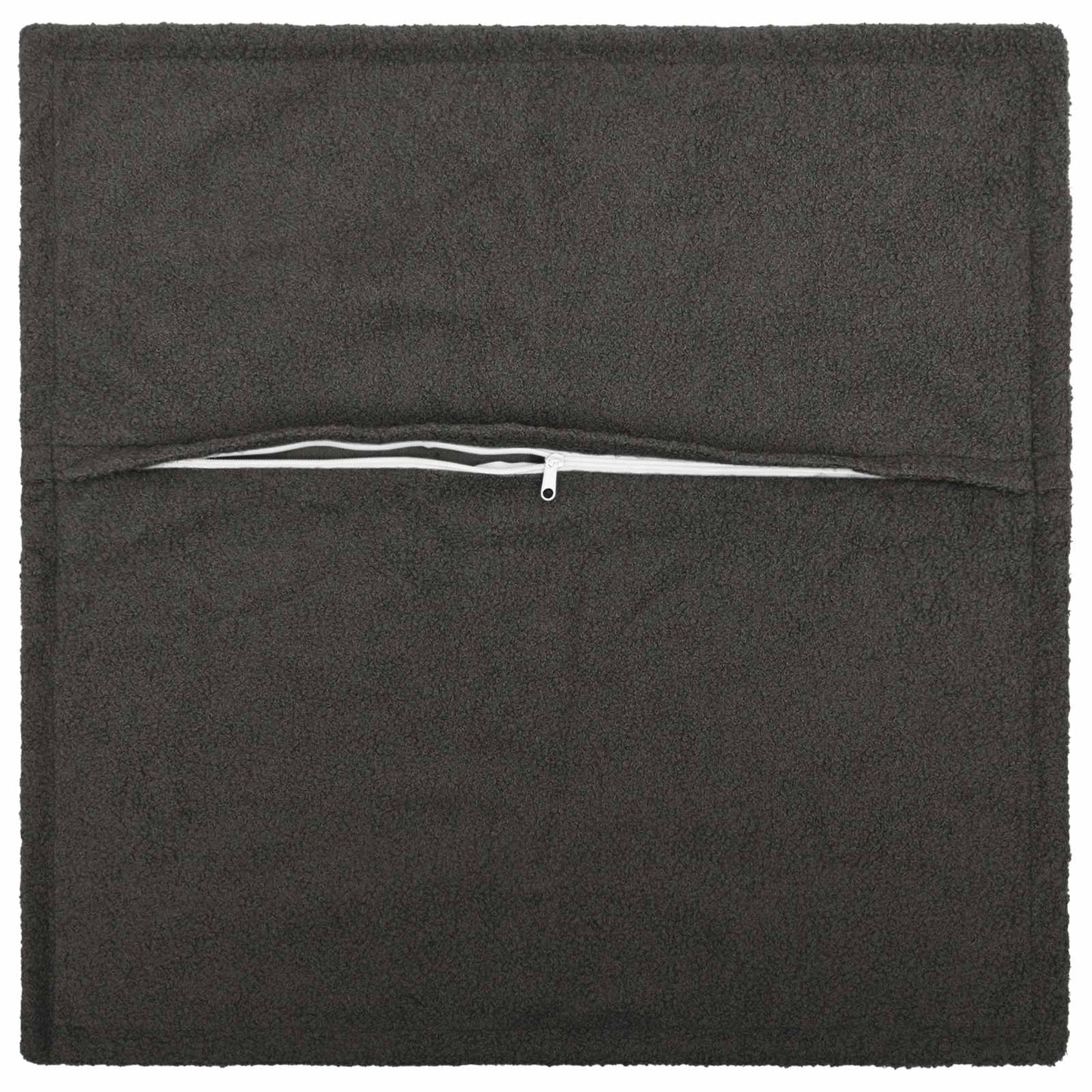 Pudebetræk 2 pcs HOUTEN Mørkegrå 55 x 55 cm Bouclé
