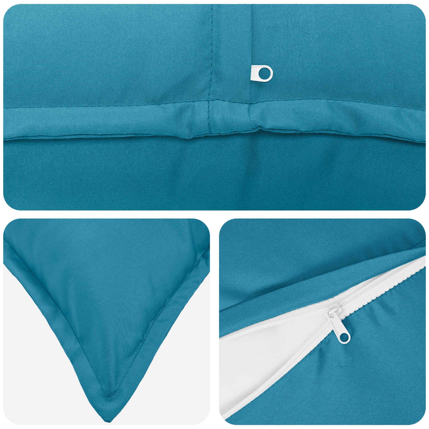 Pudebetræk 2 stk. HOUTEN Lyseblå 55 x 55 cm Polyester