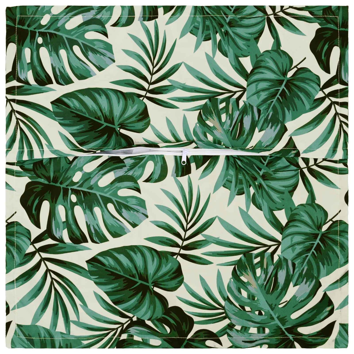 Pudebetræk 2 stk. HOUTEN Bladmønster 55 x 55 cm Polyester