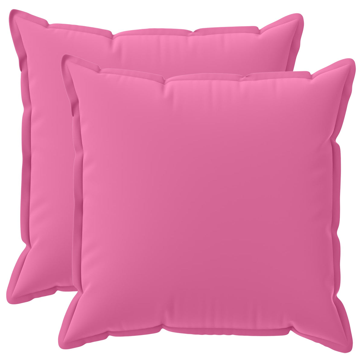 Pudebetræk 2 stk. HOUTEN Lyserød 55 x 55 cm Polyester