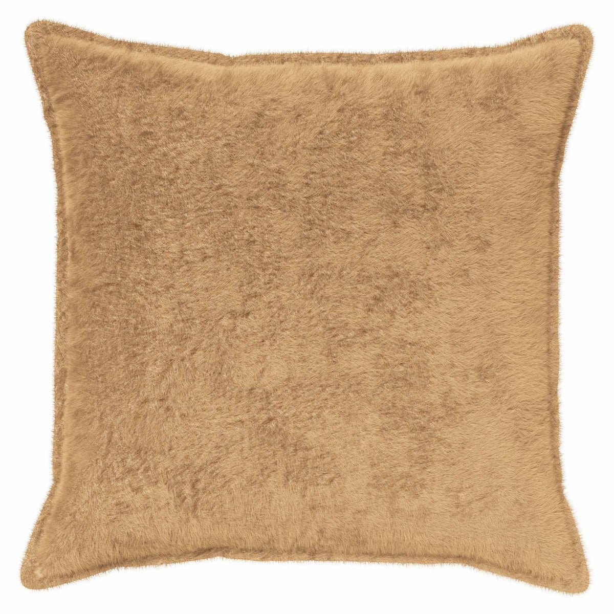 Pudebetræk 2 stk. HOUTEN Gråbrun 55 x 55 cm Faux Kanin Pels
