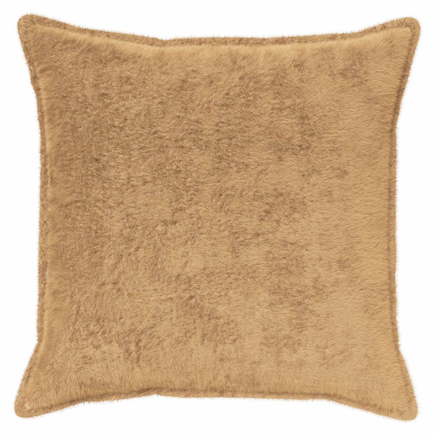 Pudebetræk 6 stk. HOUTEN Gråbrun 55 x 55 cm Faux Kanin Pels