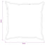 Pudebetræk 2 pcs HOUTEN Cremefarvet 60 x 60 cm Faux Linned