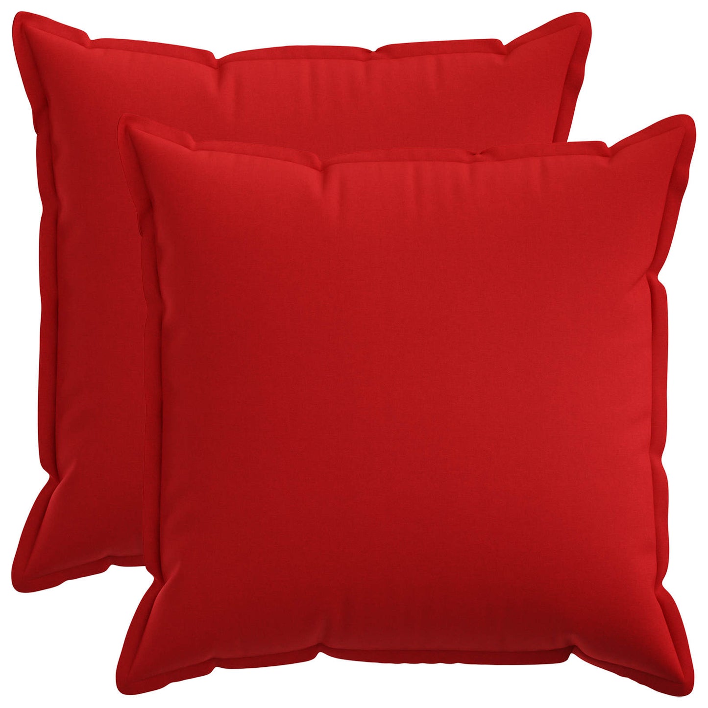 Pudebetræk 2 pcs HOUTEN Rød 60 x 60 cm Faux Linned