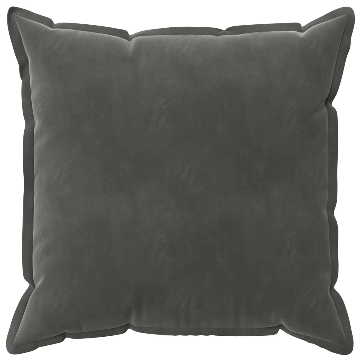 Pudebetræk 2 pcs HOUTEN Mørkegrå 60 x 60 cm Fløjl