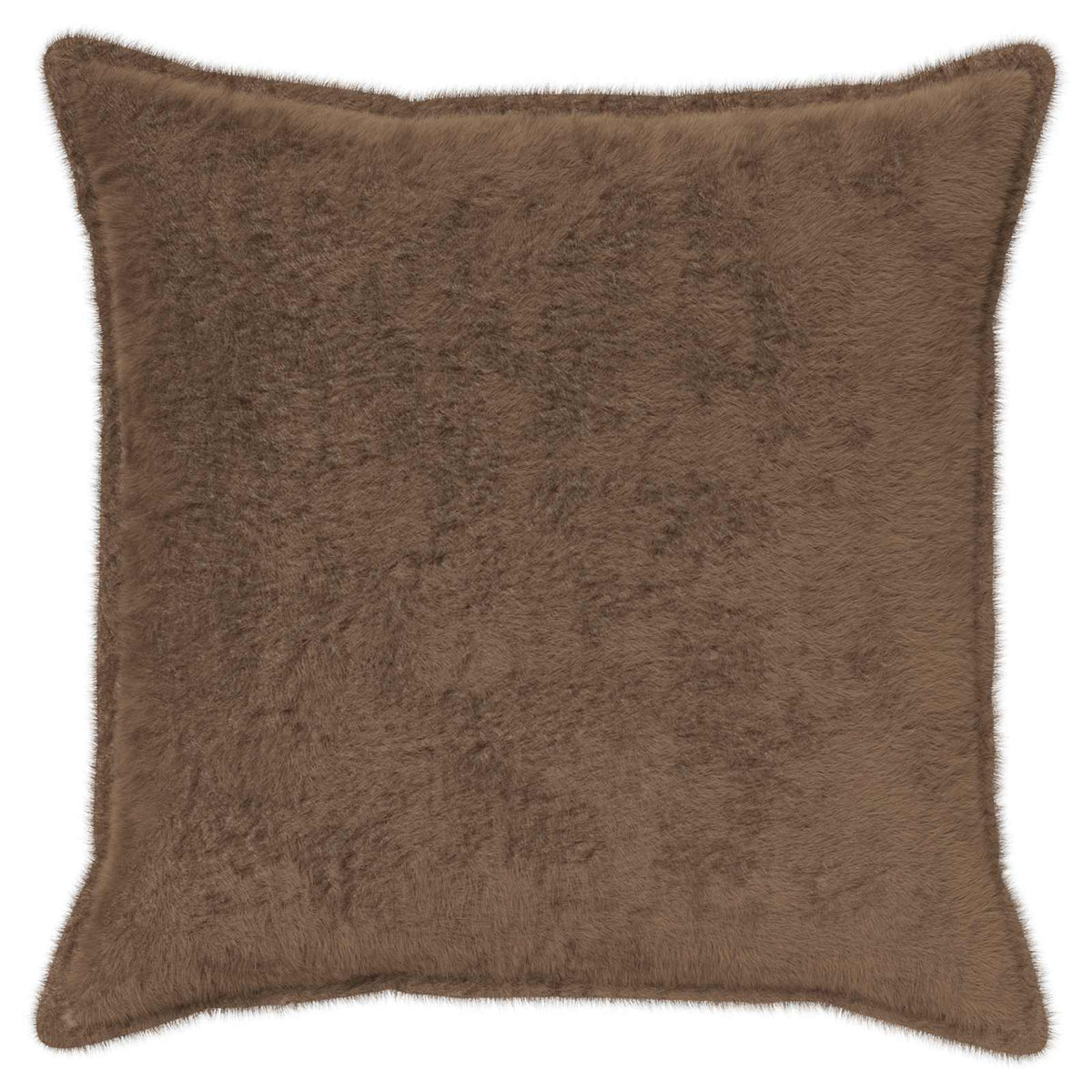 Pudebetræk 6 stk. HOUTEN Lys Brun 60 x 60 cm Faux Kanin Pels