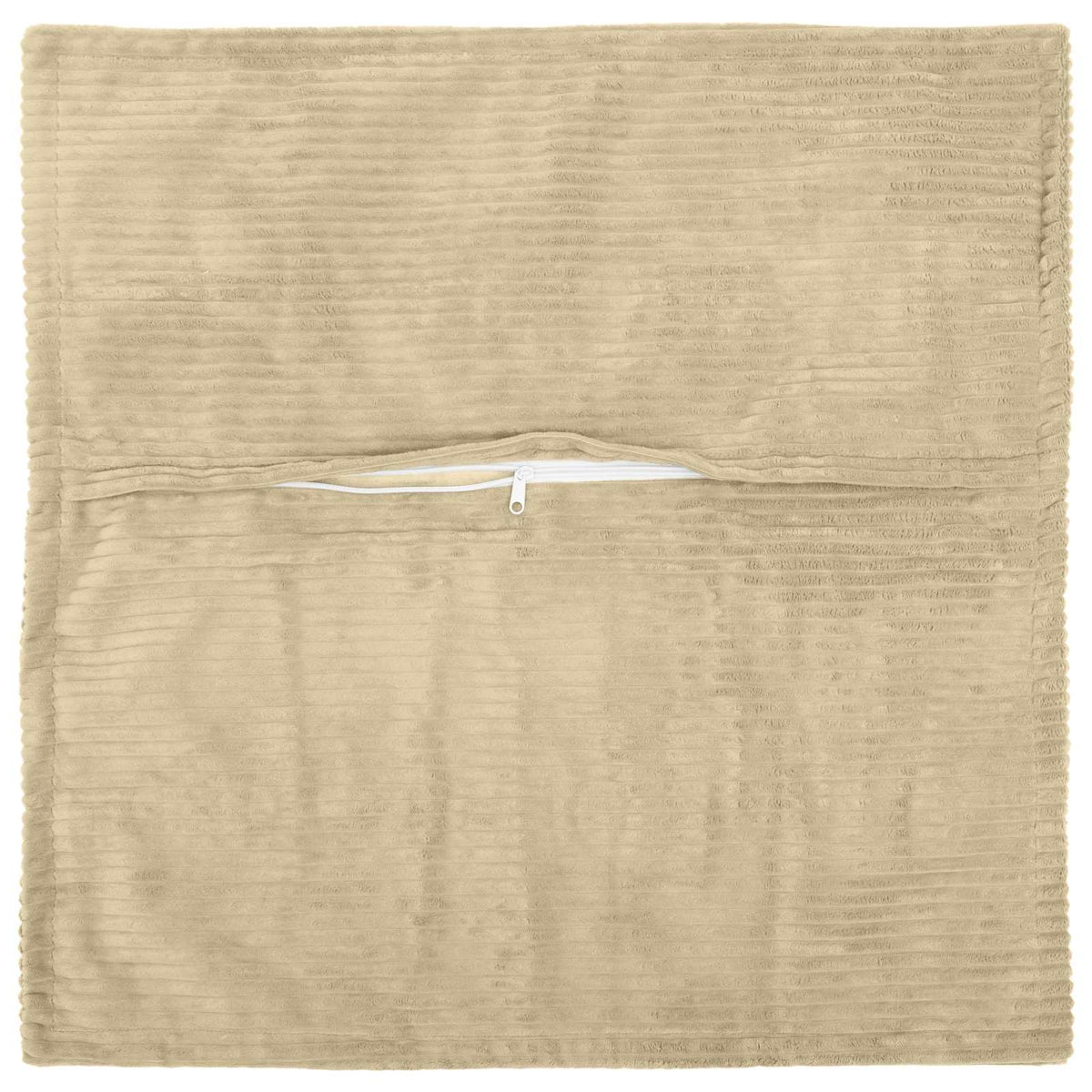 Pudebetræk 2 stk. HOUTEN Lys Grøn Grå 65 x 65 cm cordfløjl