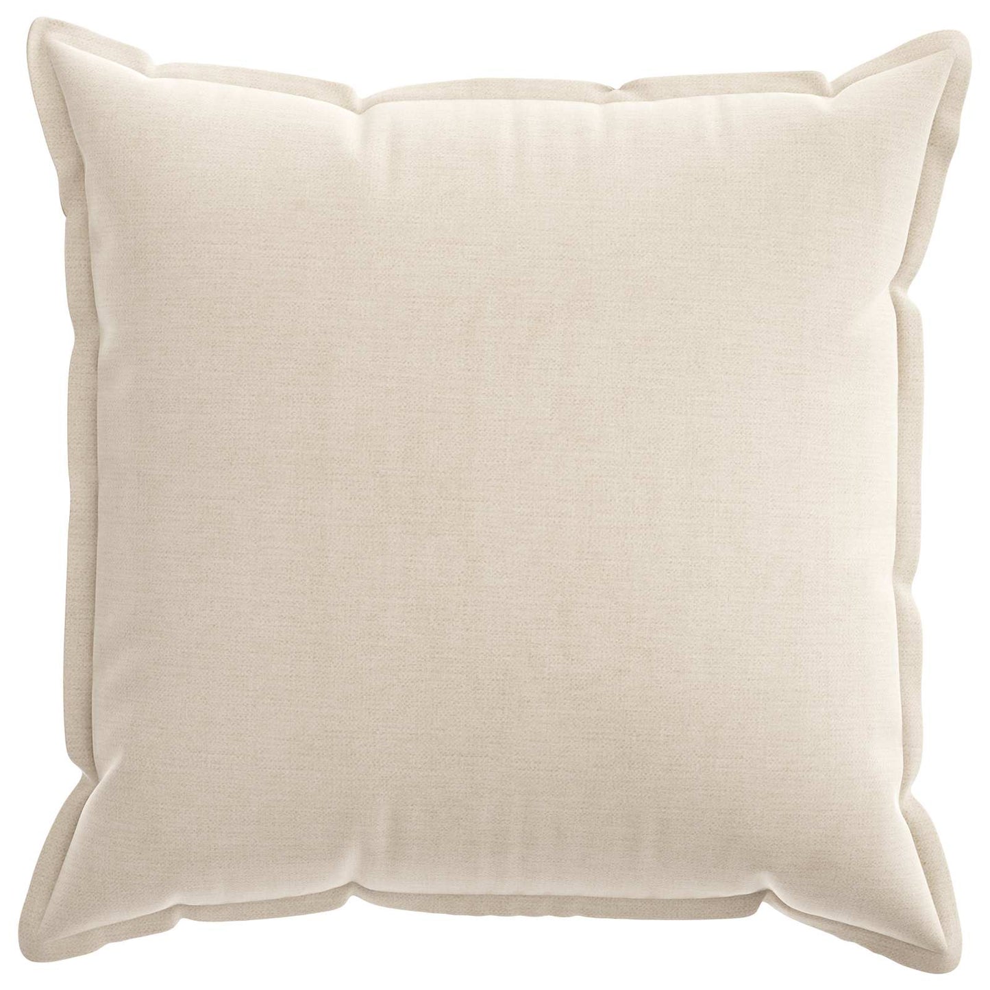 Pudebetræk 2 stk. HOUTEN Cremefarvet 65 x 65 cm Chenille Stof