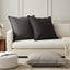 Pudebetræk 2 stk. HOUTEN Sort 65 x 65 cm Polyester
