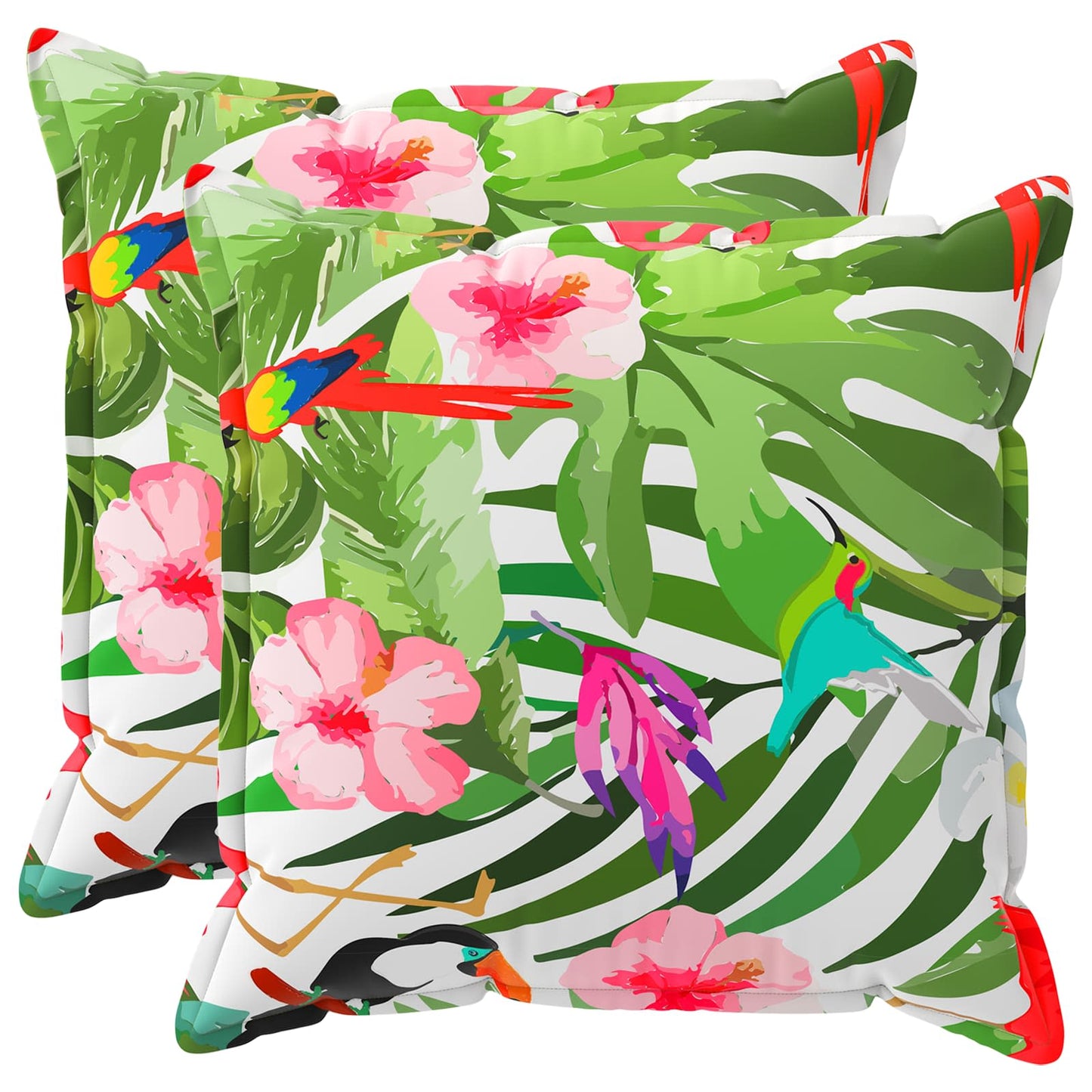 Pudebetræk 2 stk. HOUTEN Sort 65 x 65 cm Polyester
