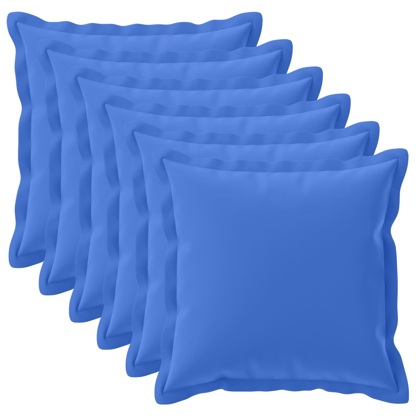 Pudebetræk 6 stk. HOUTEN Kongelig blå 65 x 65 cm Polyester