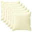 Pudebetræk 6 stk. HOUTEN Cremefarvet 65 x 65 cm Polyester