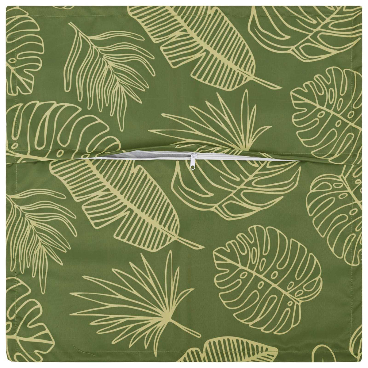 Pudebetræk 6 stk. HOUTEN Bladdesign 65 x 65 cm Polyester