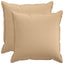 Pudebetræk 2 pcs HOUTEN Cremefarvet 70 x 70 cm Faux Linned