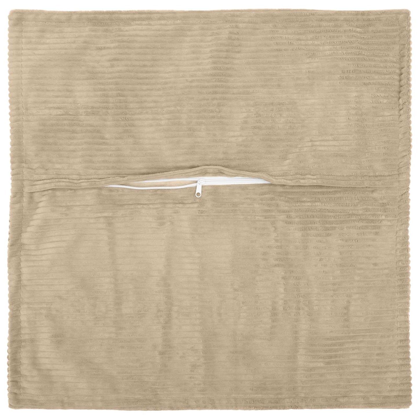 Pudebetræk 6 stk. HOUTEN Gråbrun 70 x 70 cm cordfløjl