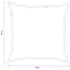 Pudebetræk 2 pcs HOUTEN Cremefarvet 70 x 70 cm Bouclé