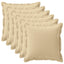 Pudebetræk 6 stk. HOUTEN Beige 70 x 70 cm Polyester