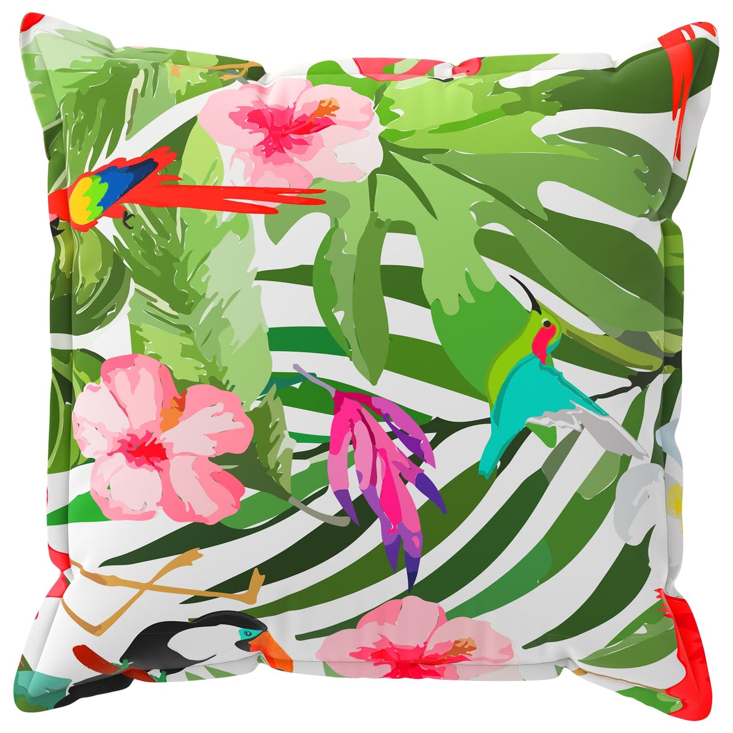 Pudebetræk 6 stk. HOUTEN Sort 70 x 70 cm Polyester