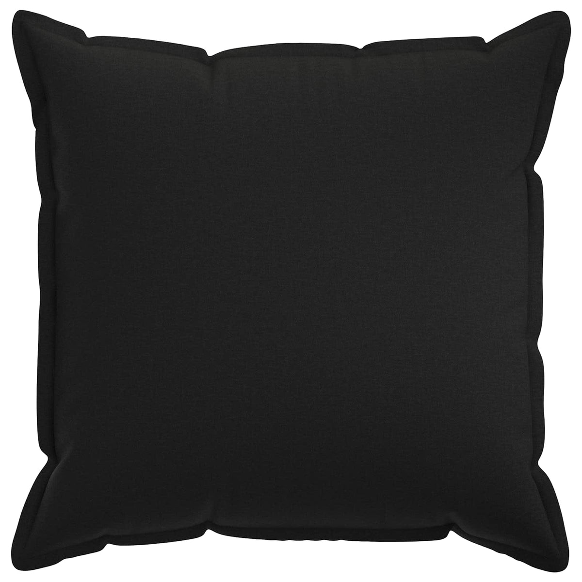 Pudebetræk 2 pcs HOUTEN Sort 80 x 80 cm Faux Linned