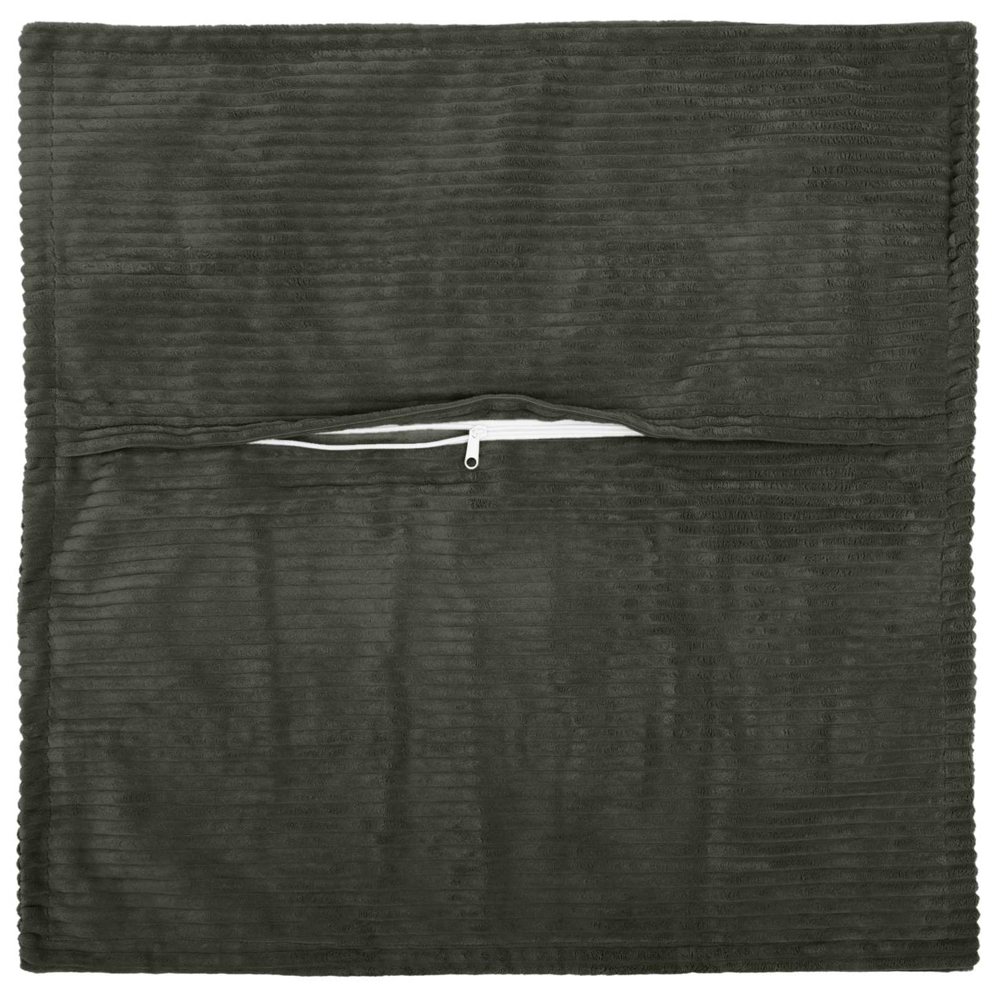 Pudebetræk 2 stk. HOUTEN Antracit 80 x 80 cm cordfløjl
