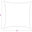 Pudebetræk 6 pcs HOUTEN Mørkegrå 80 x 80 cm Bouclé