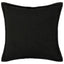 Pudebetræk 6 pcs HOUTEN Sort 80 x 80 cm Bouclé