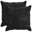 Pudebetræk 2 stk. HOUTEN Antracit 80 x 80 cm Chenille Stof
