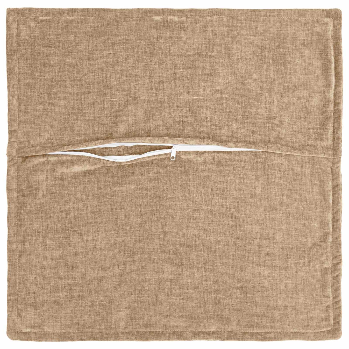 Pudebetræk 2 stk. HOUTEN Gråbrun 80 x 80 cm Chenille Stof