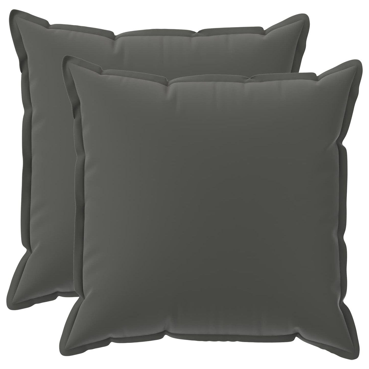 Pudebetræk 2 stk. HOUTEN Antracit 80 x 80 cm Polyester