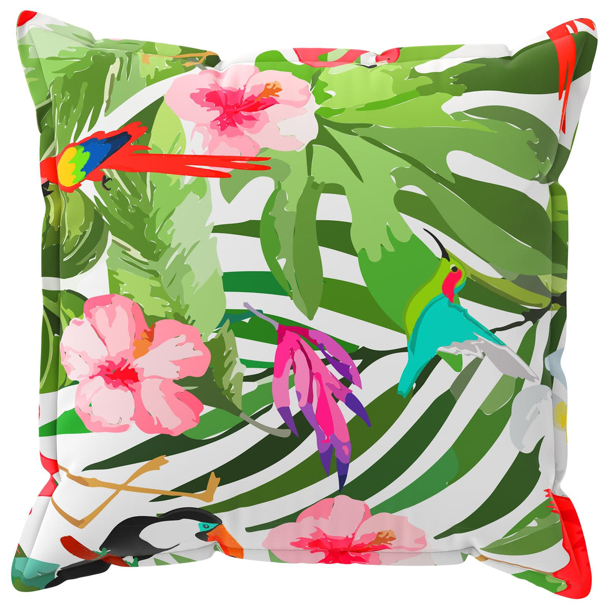 Pudebetræk 2 stk. HOUTEN Flerfarvet 80 x 80 cm Polyester
