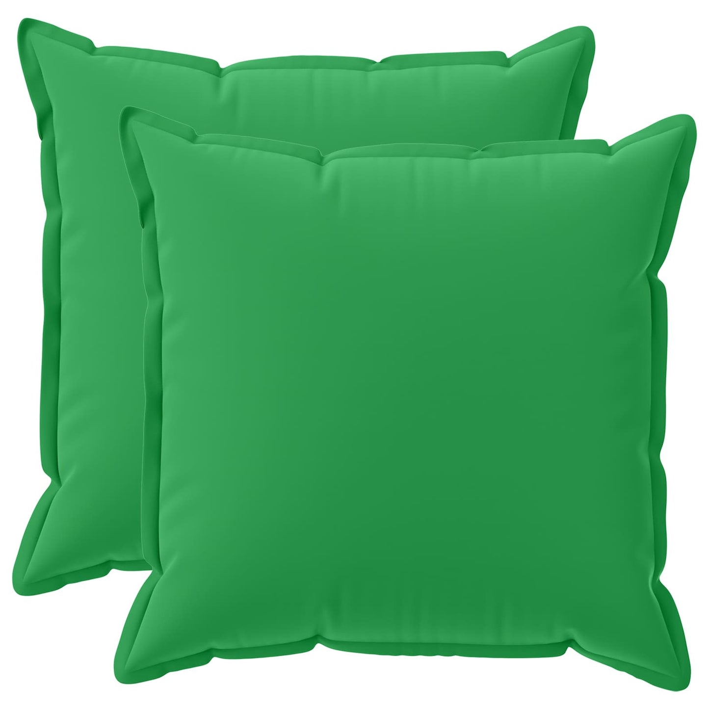 Pudebetræk 2 stk. HOUTEN Grøn 80 x 80 cm Polyester